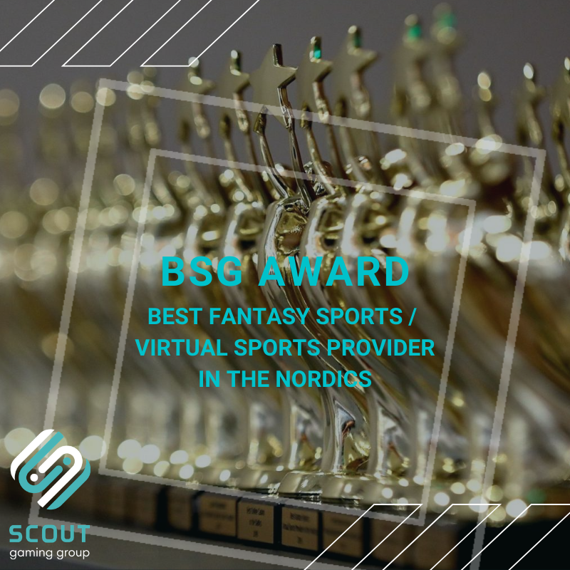 Best fantasy sports / virtual sports provider in the Nordics 2020 is Scout Gaming Group
