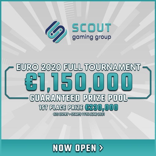 Scout Gaming Group launches a €1.150.000 guarantee fantasy tournament for the EURO 2021