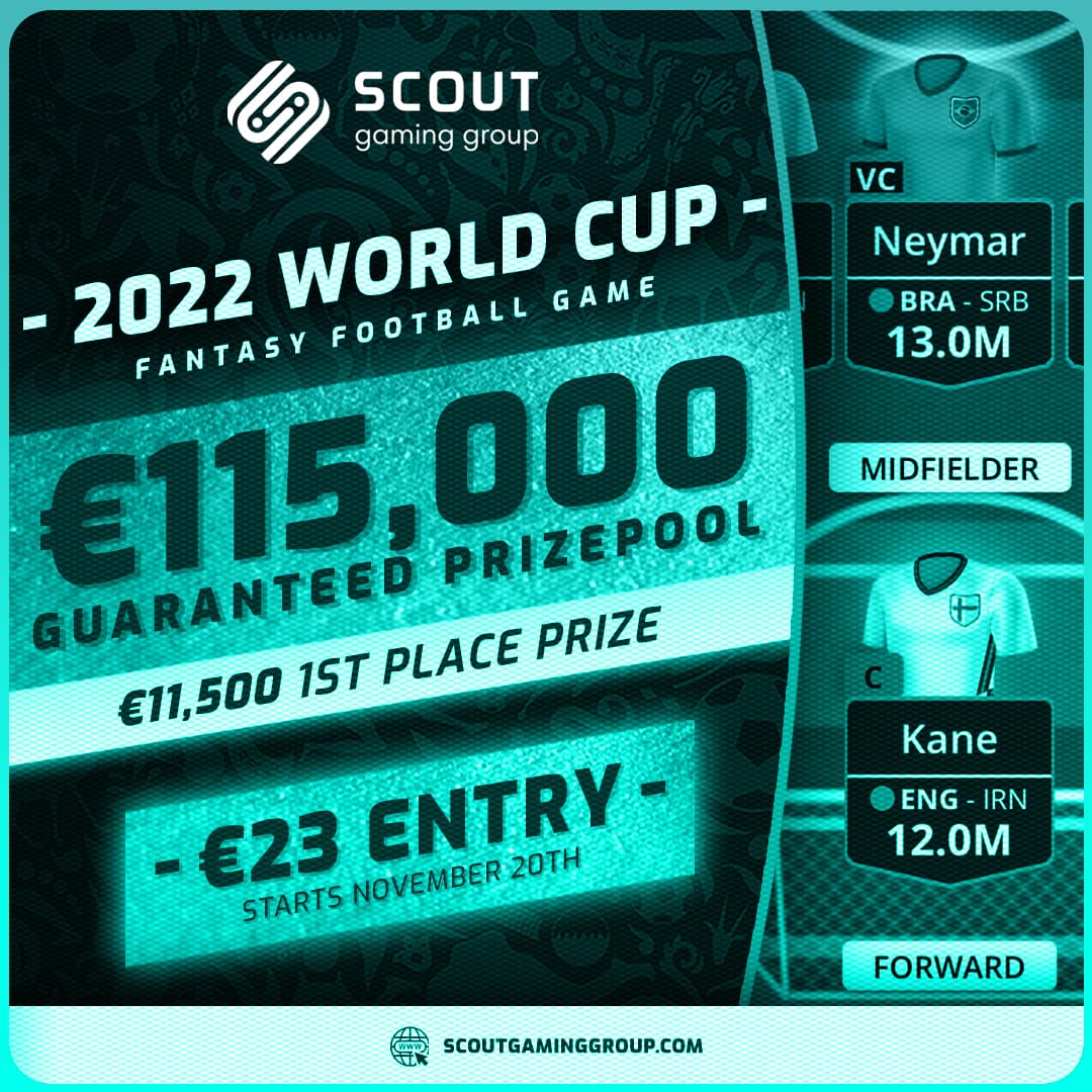 Fantasy World Cup on the Scout Gaming Network 1080